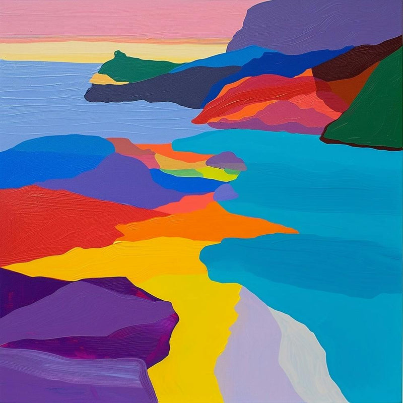 Abstract Travel Collection Virgin Islands Us 2
