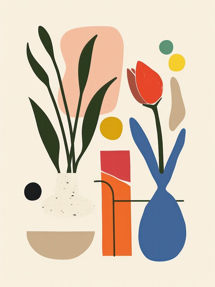 Collection Of Objects In Abstract Style 11