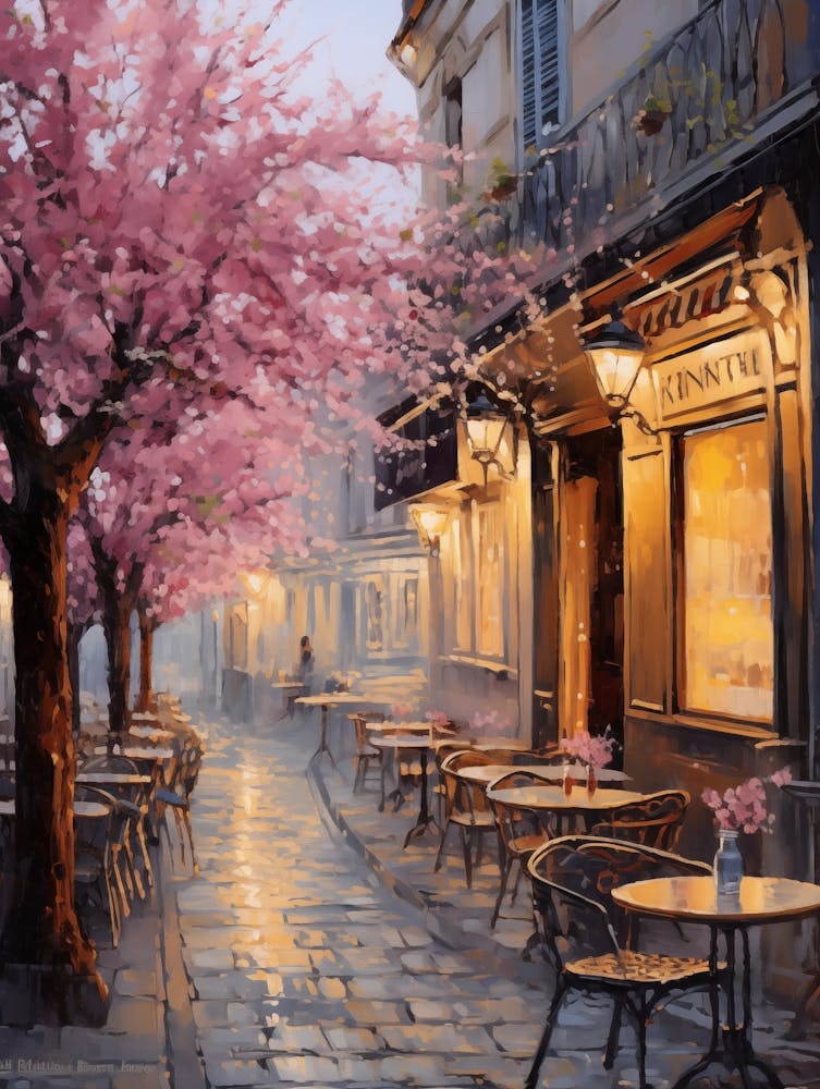 Cherry Blossoms In Paris 1