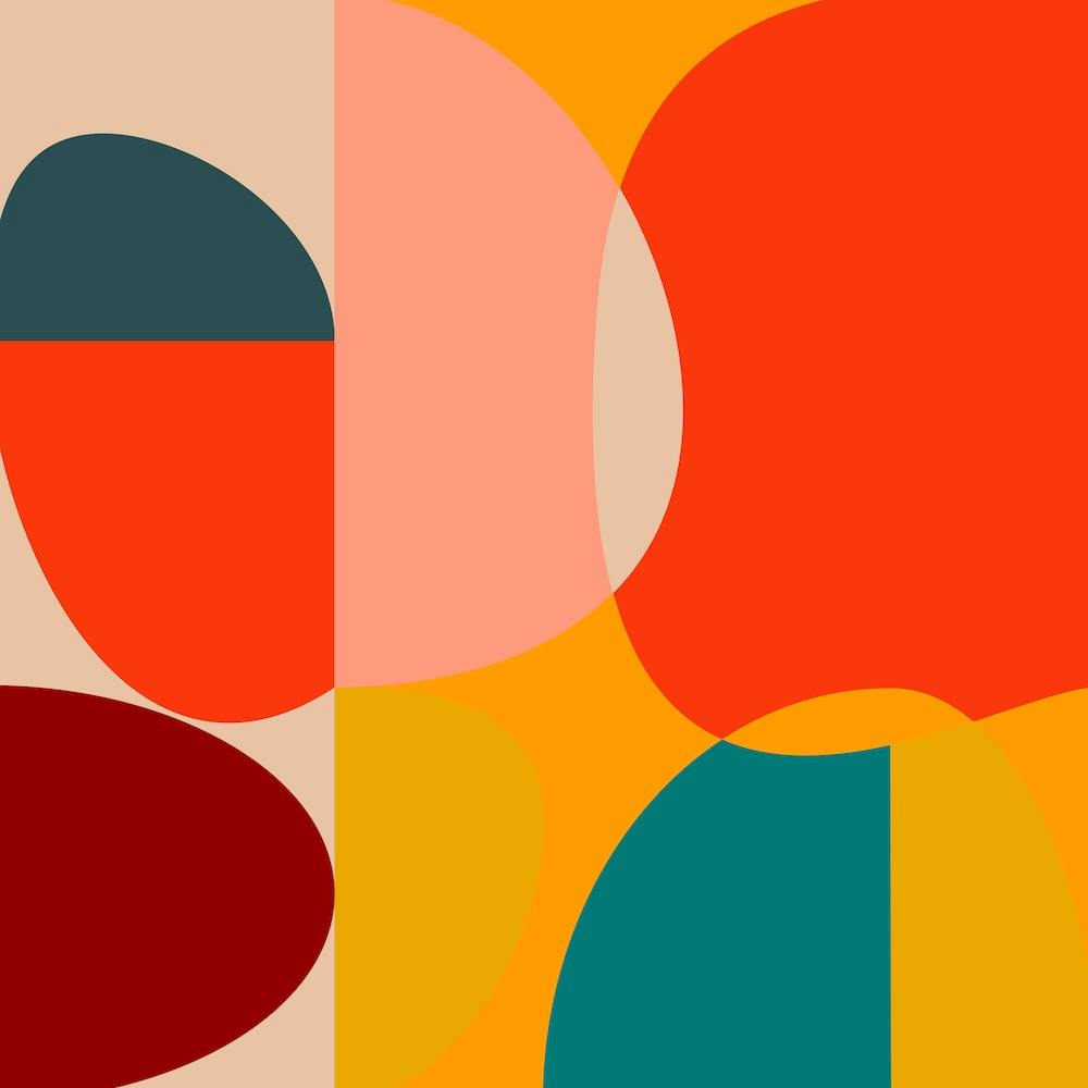 Mid Century 12 Square