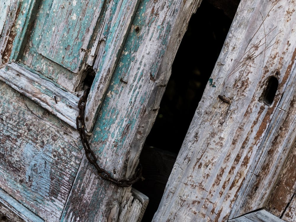 Old blue wooden door // Crete // Travel Photography