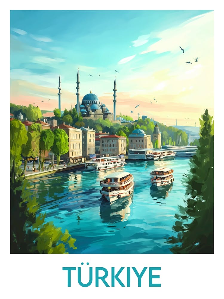 Reiseplakat Türkiye