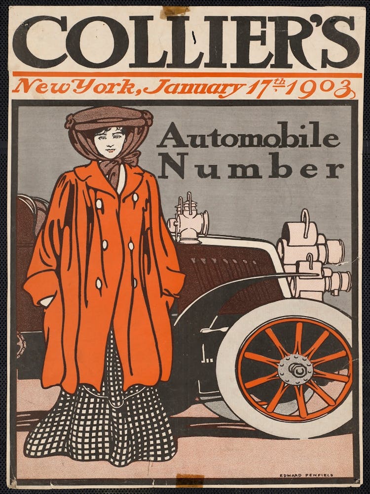 Collier's Automobile Number, New York, 17. Januar 1903, Edward Penfield