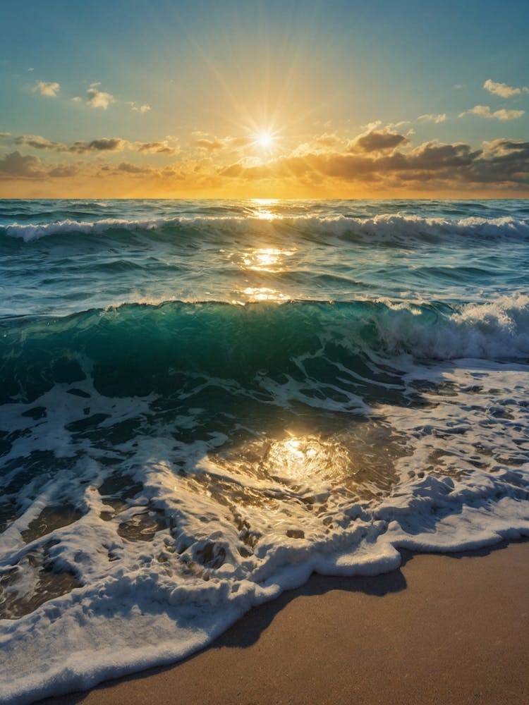 Sunrise At The Beach 1