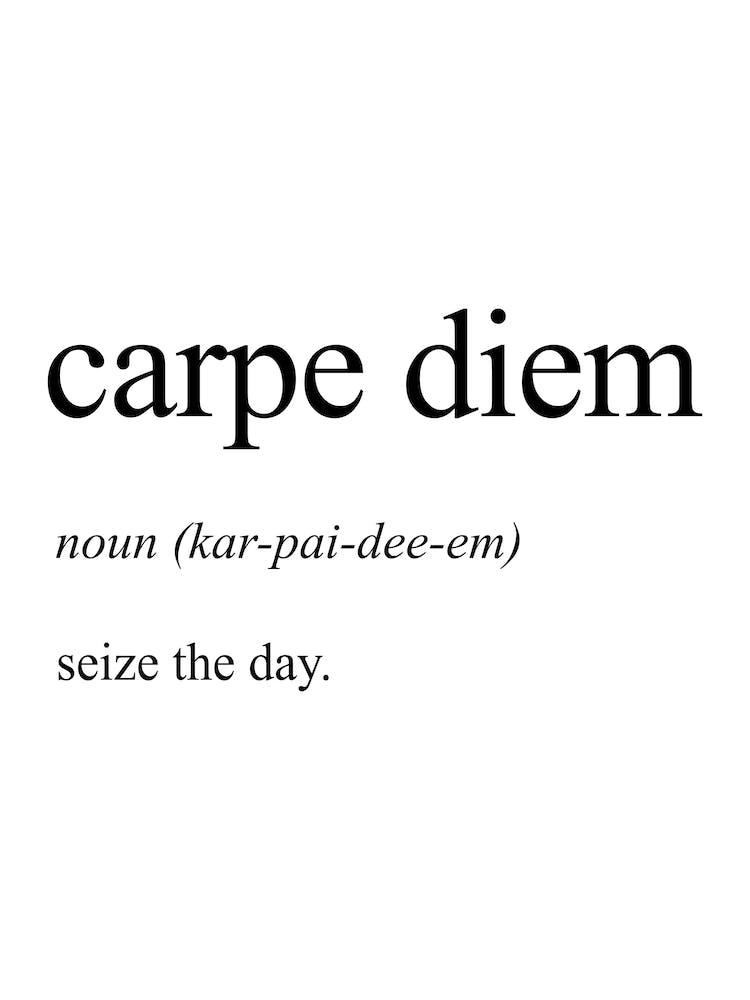 Carpe Diem Definition