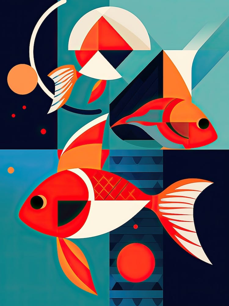 Pisces Illustration Zodiac Star Sign 1