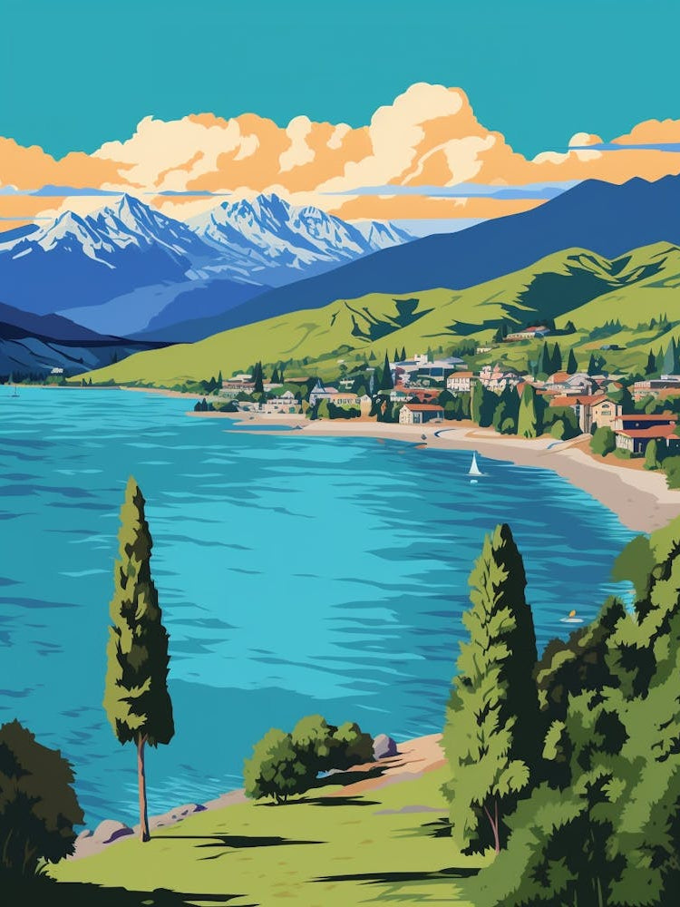 Lake Chelan Retro Pop Art 3