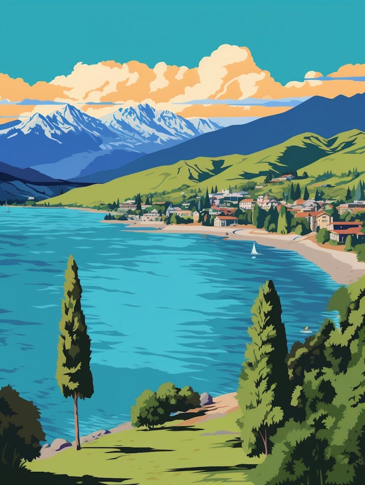 Lake Chelan Retro Pop Art 3