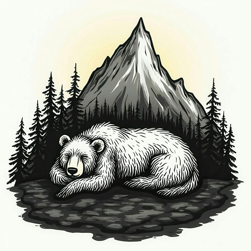 Bear In The Mountains