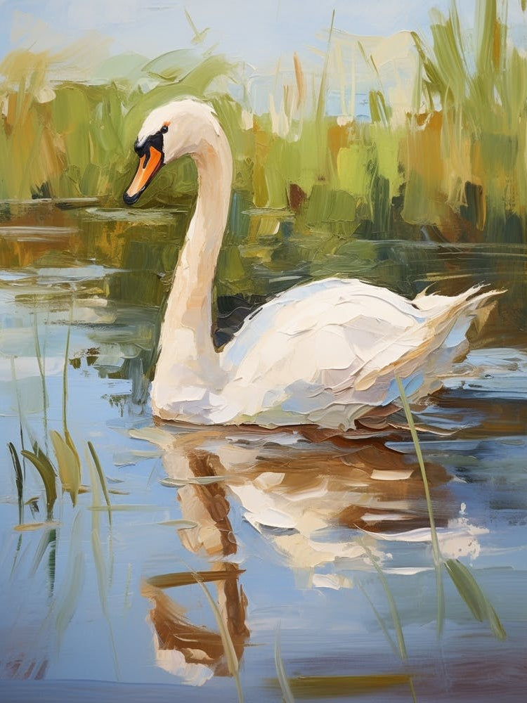 Bird Painting Swan 2
