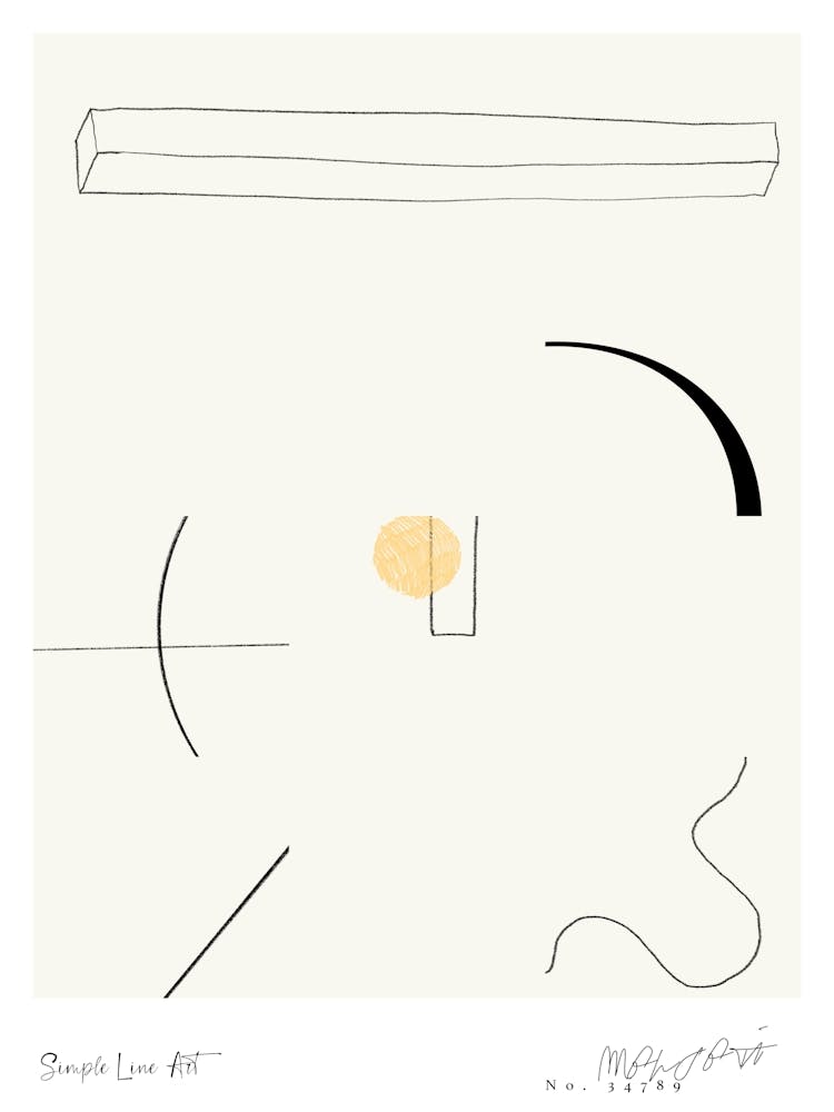 Simple art line no 63
