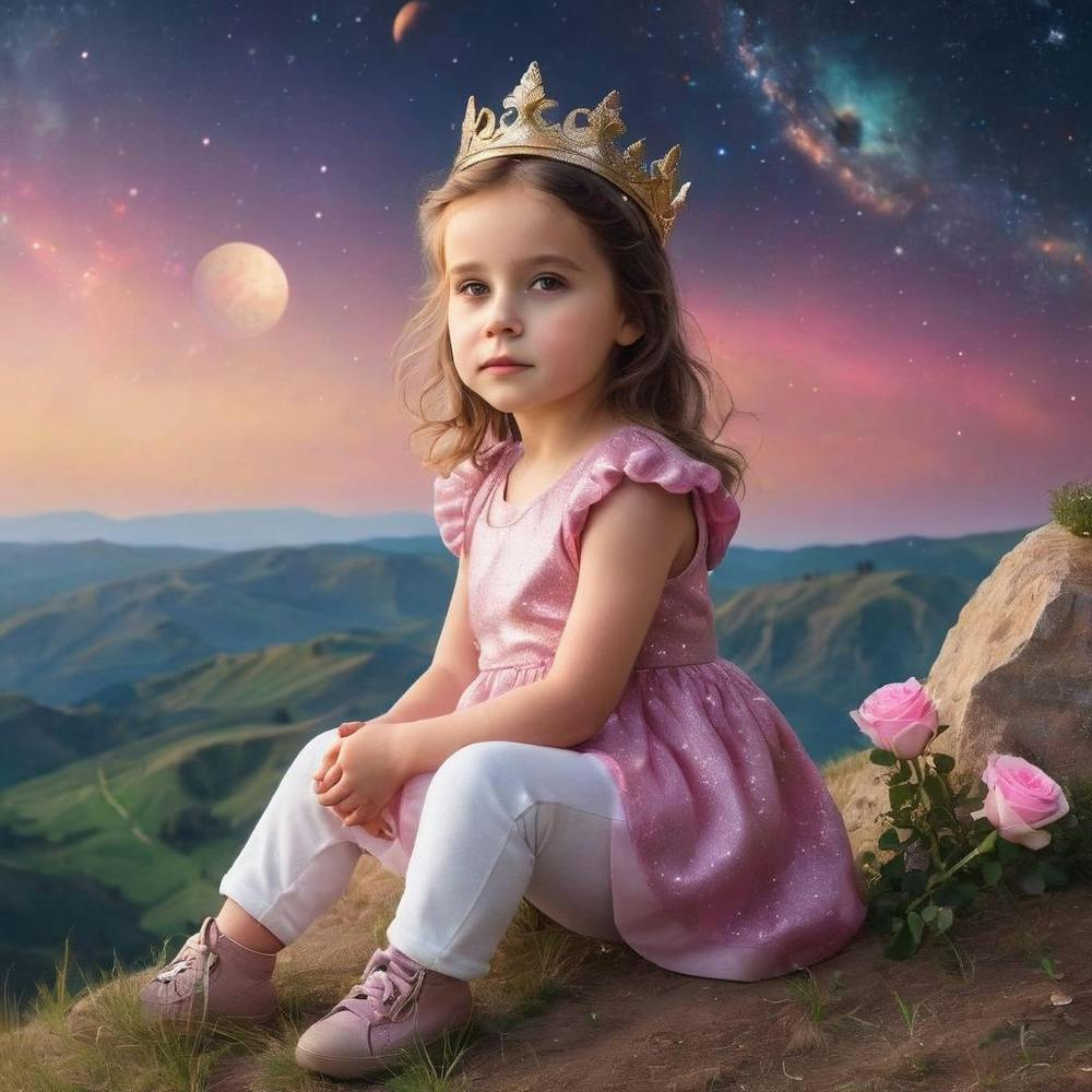 Little Girl In A Crown