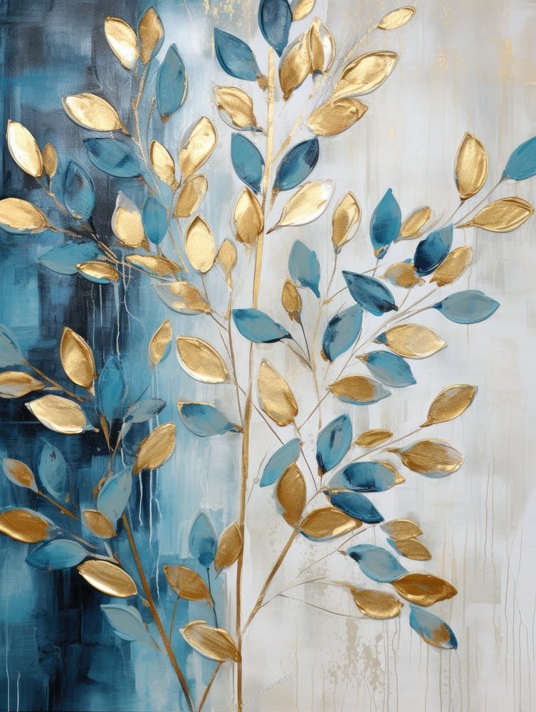Gold Leaf Painting 1