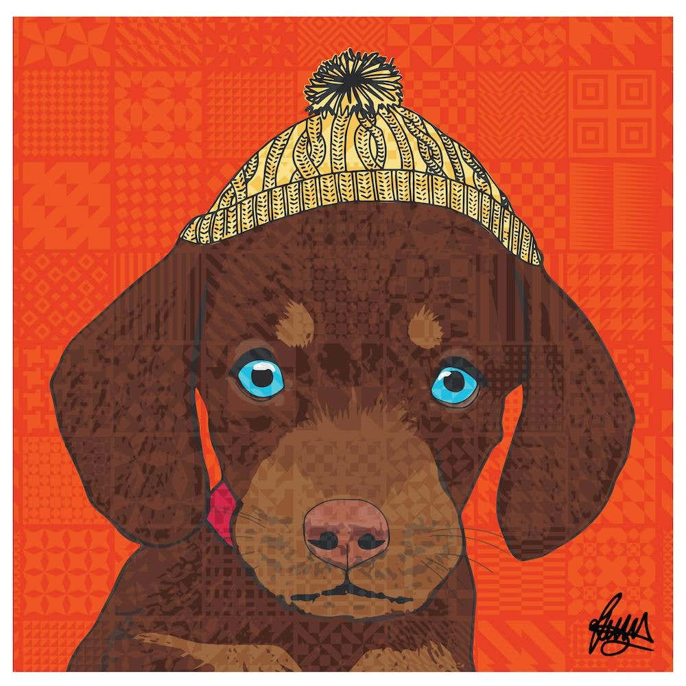 Dexter Dachshund 2 Square