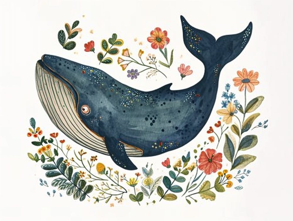 Little Floral Blue Whale 1