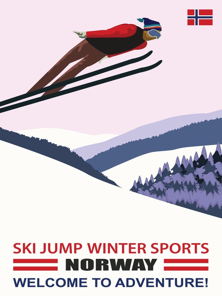 Ski Jump In Norway