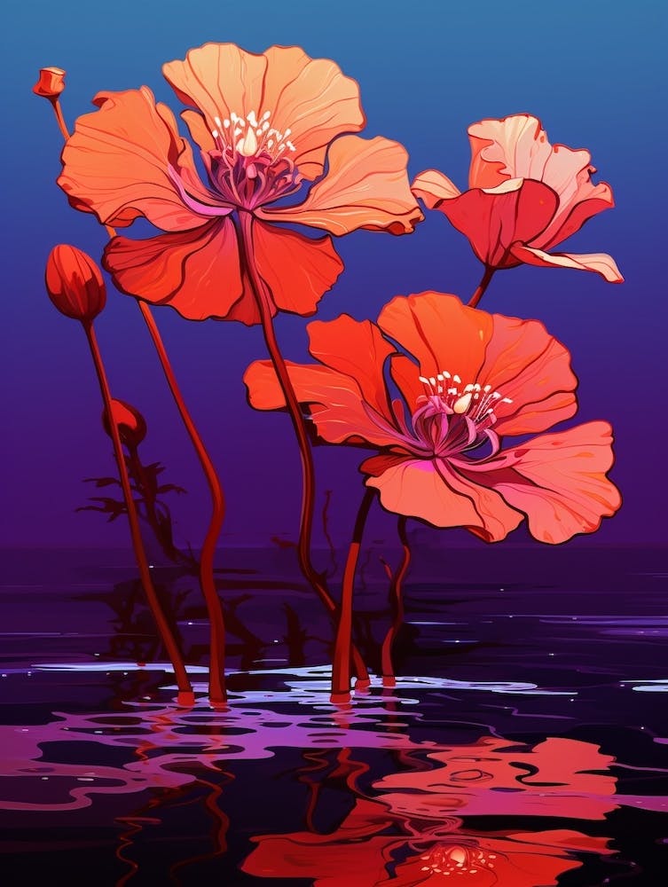 Surreal Lily Illustration