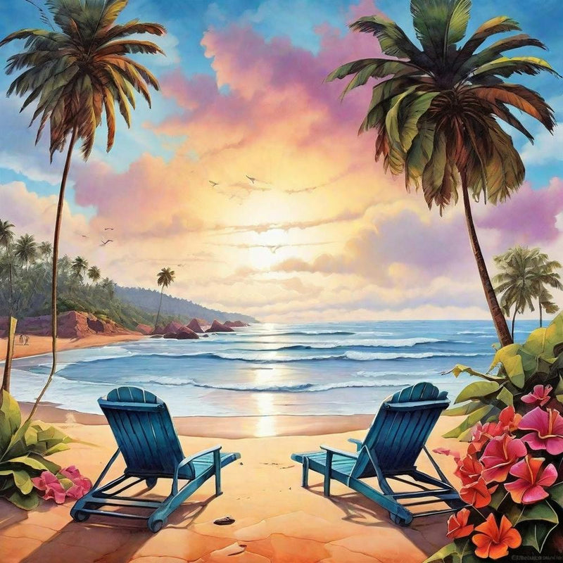 Sunset At The Beach 4