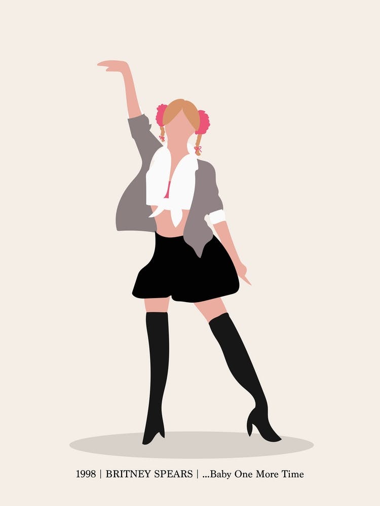 Britney Spears Baby One More Time Fan Art