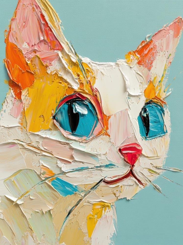 Cat With Blue Eyes 2