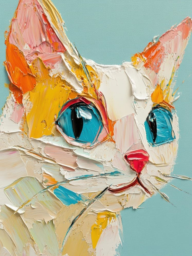 Cat With Blue Eyes 2