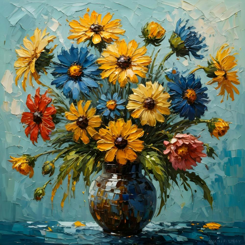 Daisies In A Vase 2