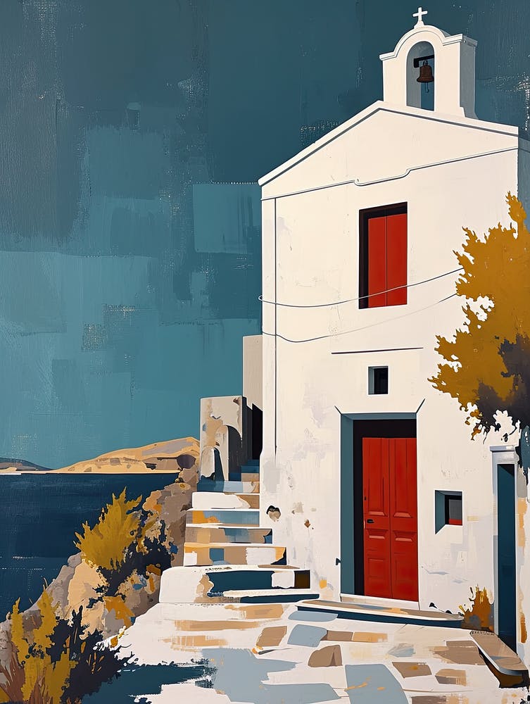 Church Of Santos, Greece