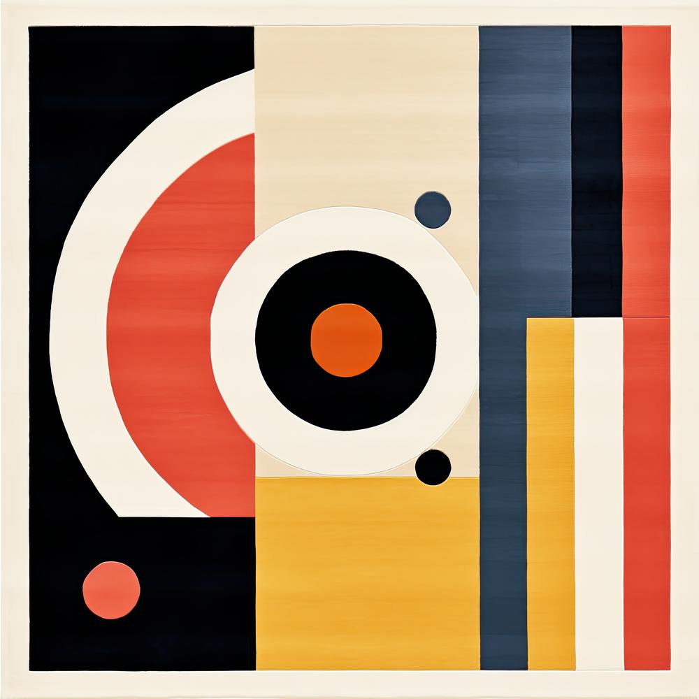 Cinematic Cosmos: Squares and Circles Extravaganza