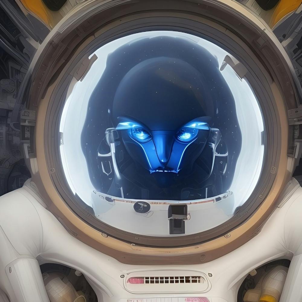 Humanoid astronaut