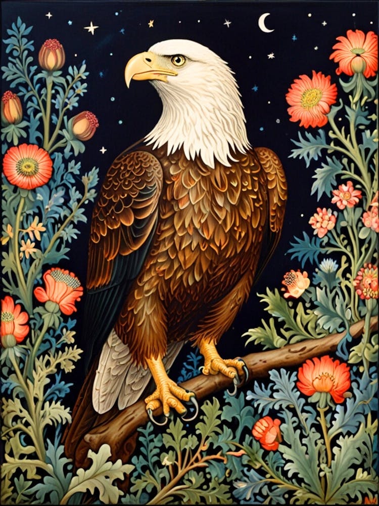 William Morris Eagle At Night 1