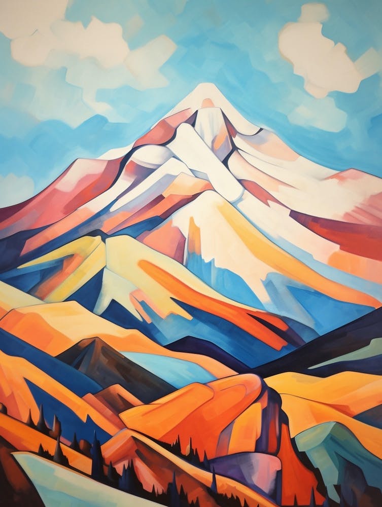 Mount Washington Usa 11 Mountain Painting