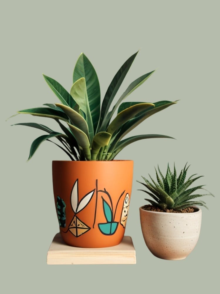Two Potted Plants 1