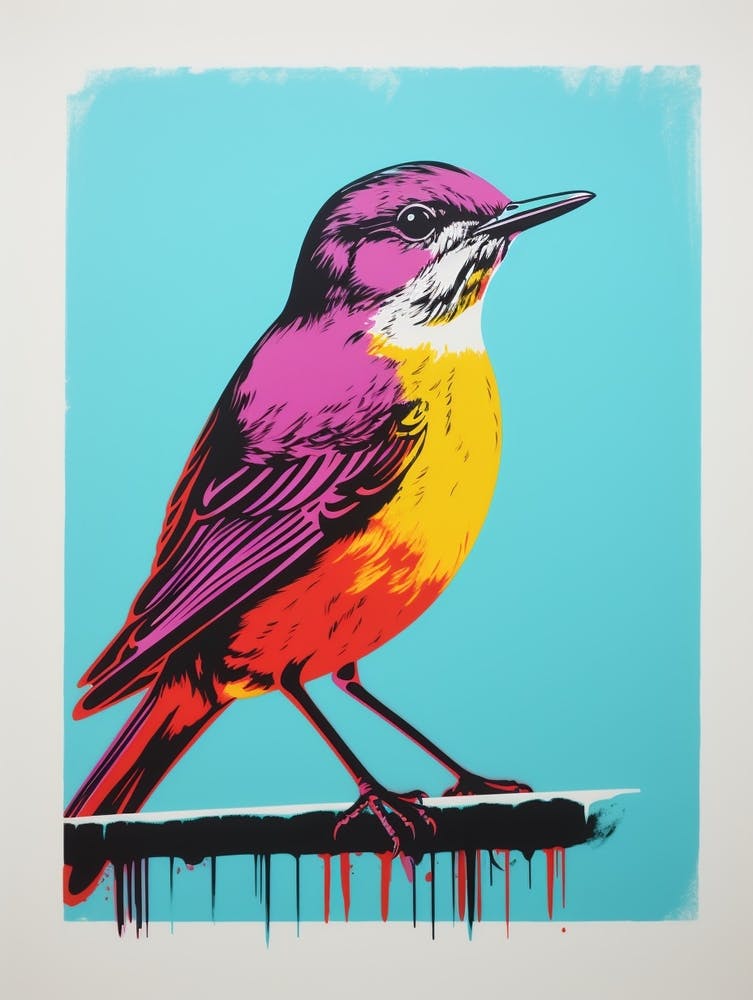 Andy Warhol Style Bird Dipper 2