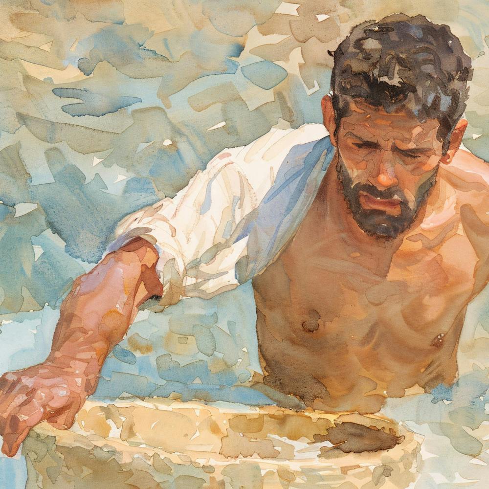 Man In The Water 1