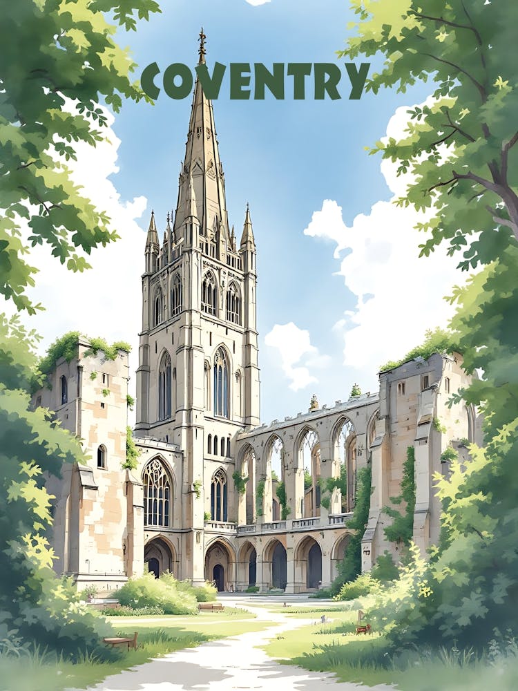 Coventry Retro Vintage Travel V 01
