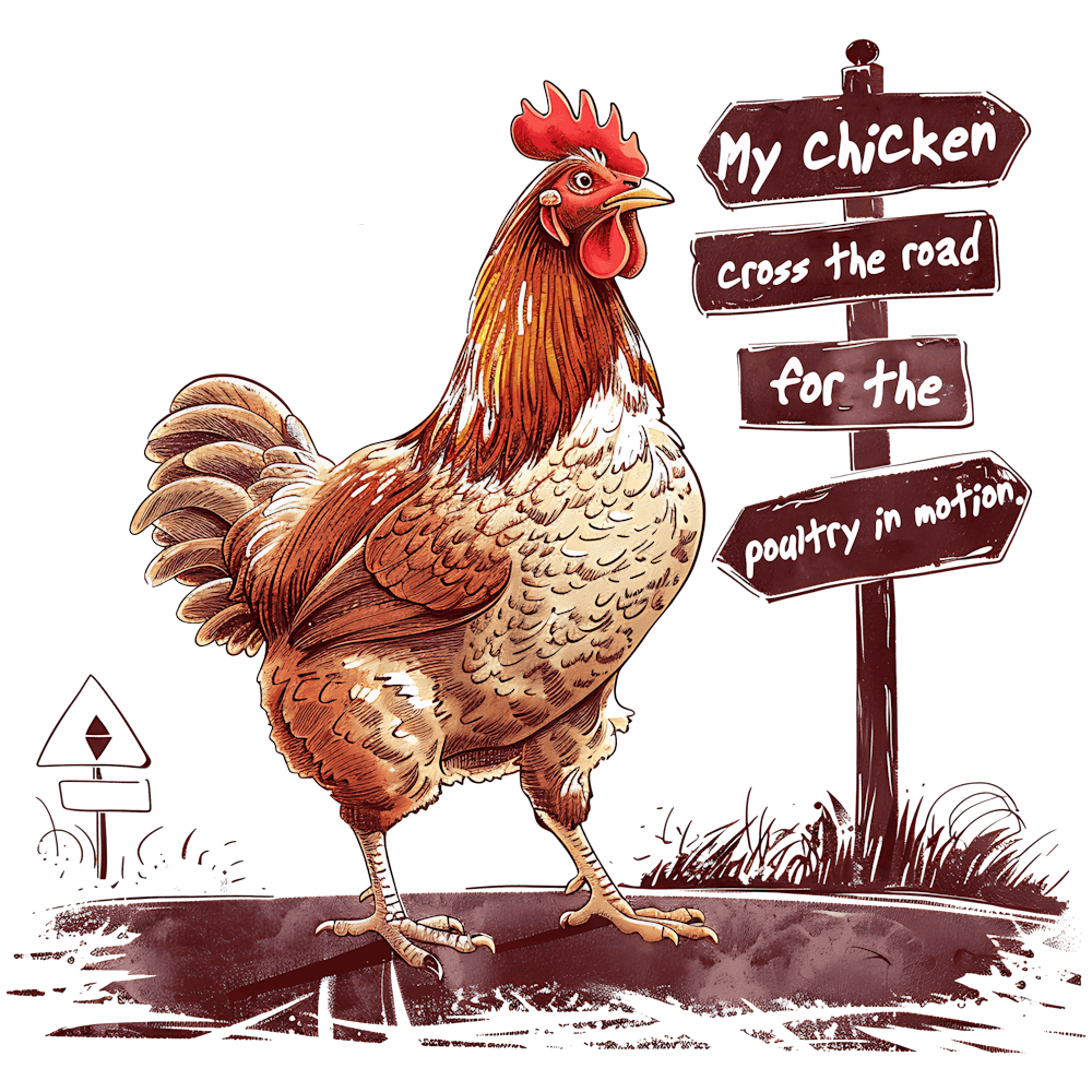 My Chicken Cross The Road For The Poetic Nation