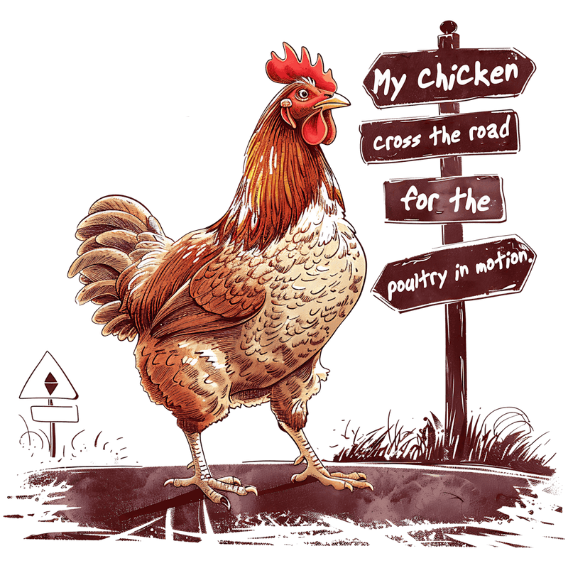 My Chicken Cross The Road For The Poetic Nation