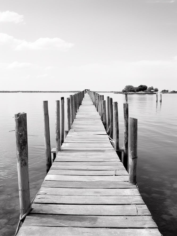 Porto Cesareo, Italy, Black And White Photography 1