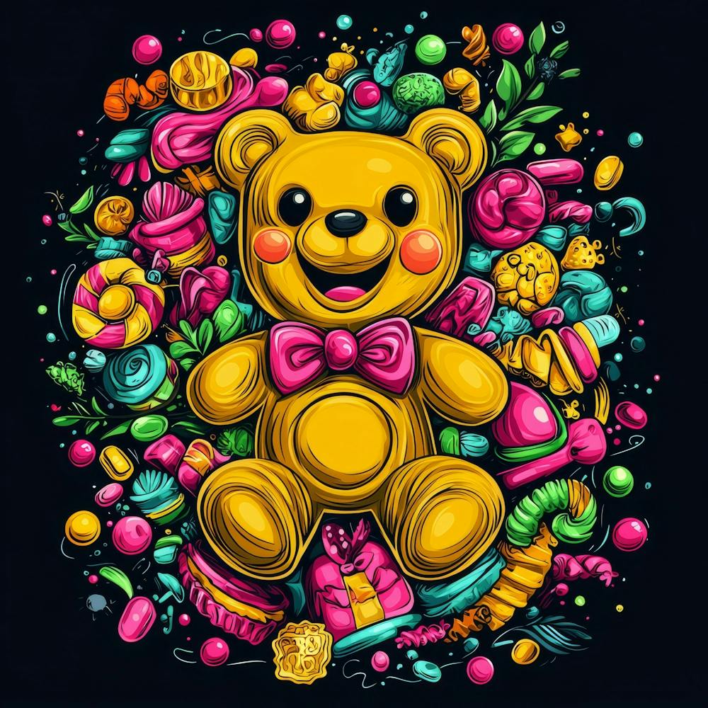 Teddy Bear print 1