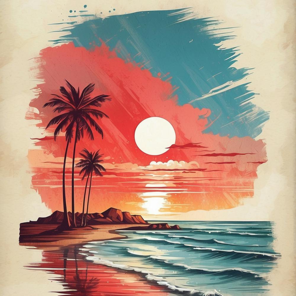 Sunset At The Beach