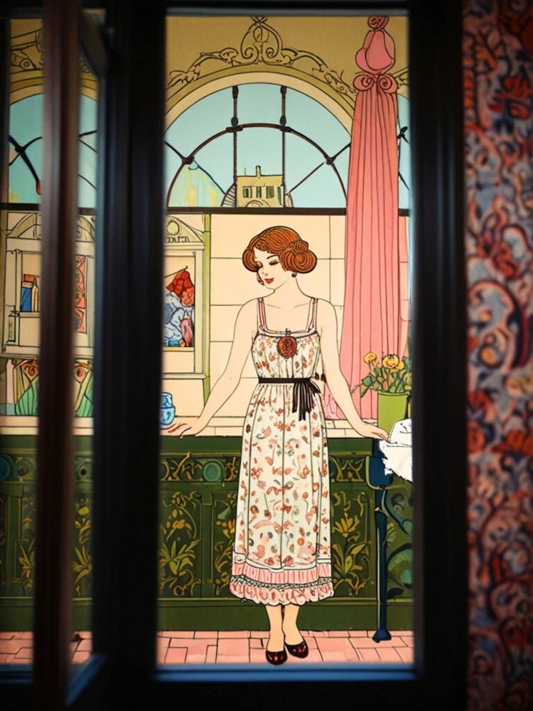 Lady In A Dress