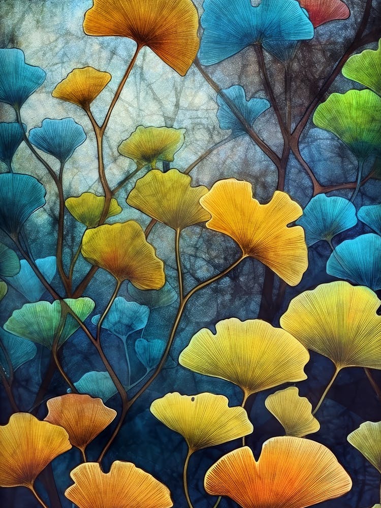 Ginkgo Leaves flora nature