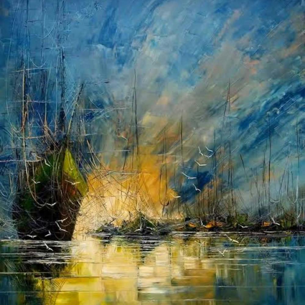 Sunset Sailboats