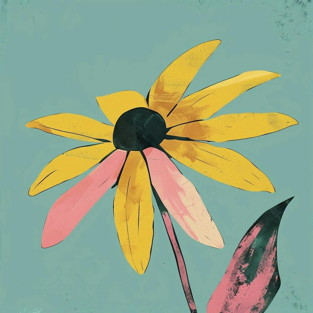 Suzanne aux Yeux Noirs 2 Illustration de Fleur Carrée