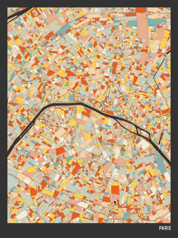 Paris France Map
