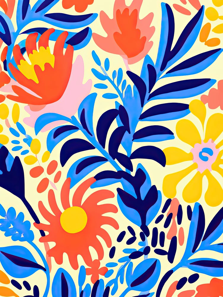 Vibrant Petal Fiesta; Colorful Flower Market