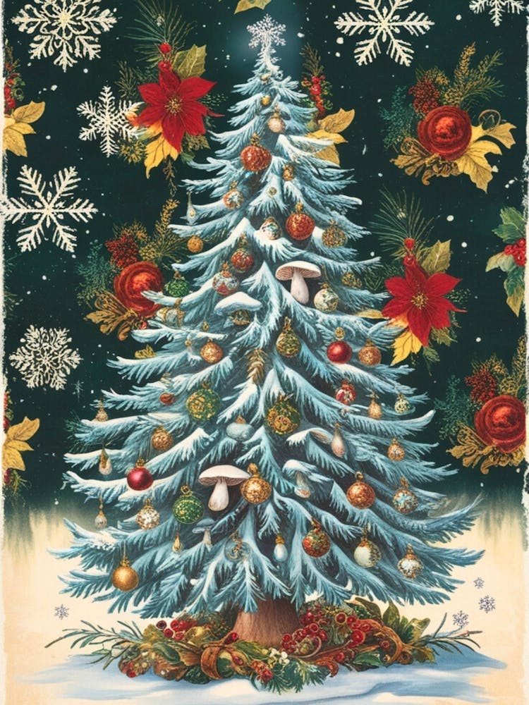 William Morris Christmas Tree 52