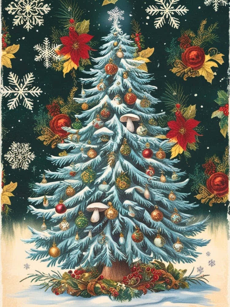 William Morris Christmas Tree 52