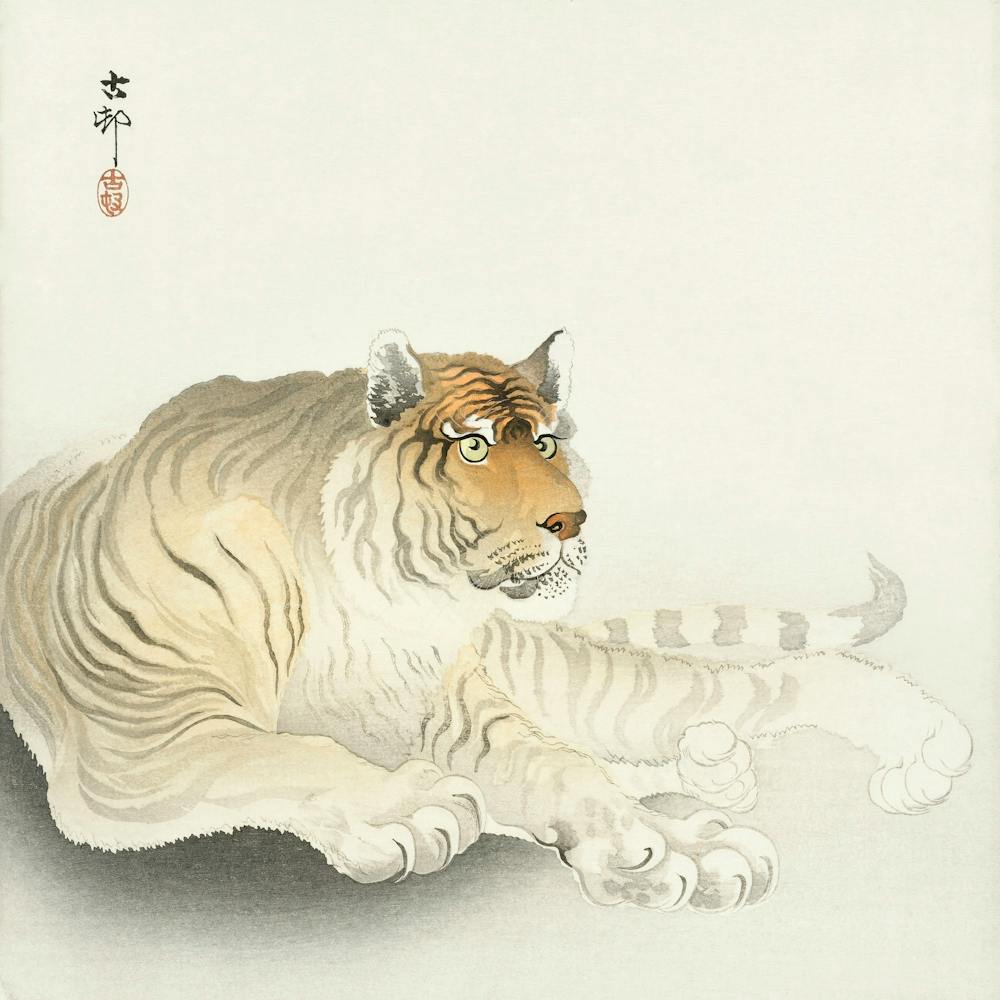 Tiger (1900 1930), Ohara Koson 1