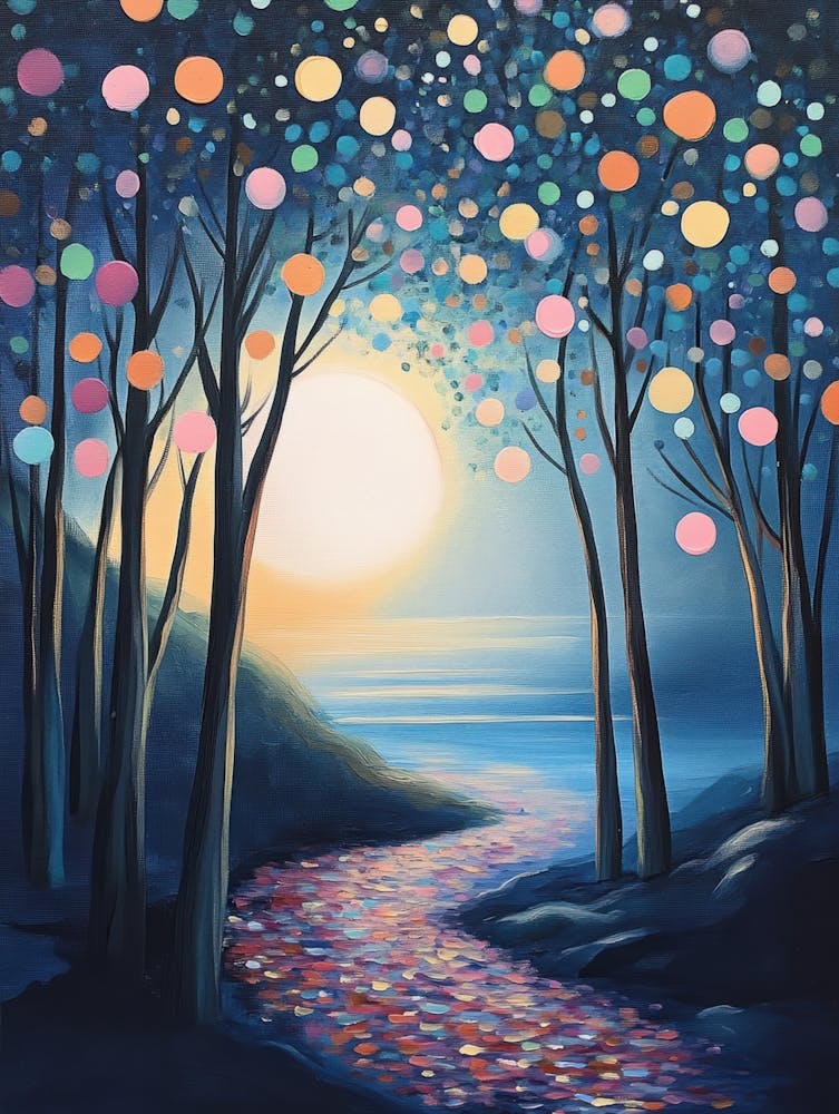 Mondlicht im Wald 1